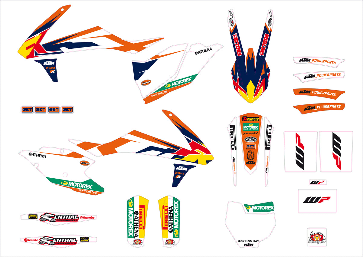 KTM Factory Style-grafikkit