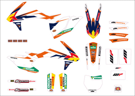 KTM Factory Style-grafikkit