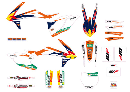 KTM Factory Style-grafikkit