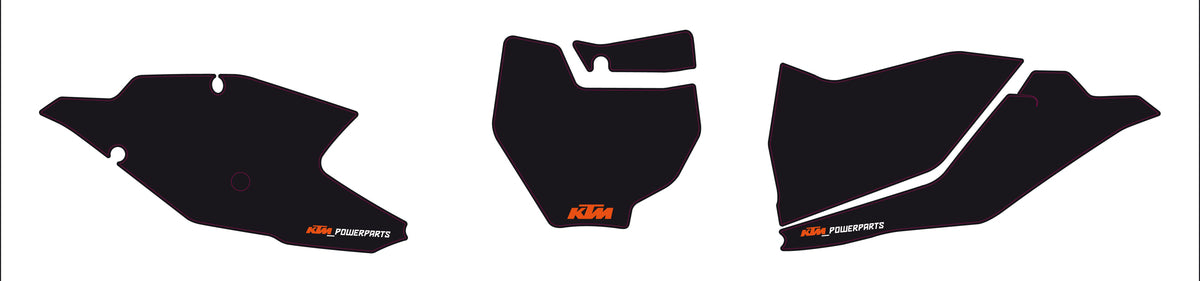 KTM Nummerplåtsbakgrunder