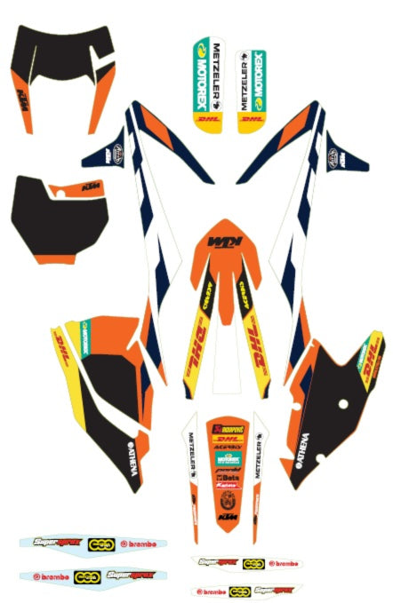 KTM Factory Enduro-grafikkit