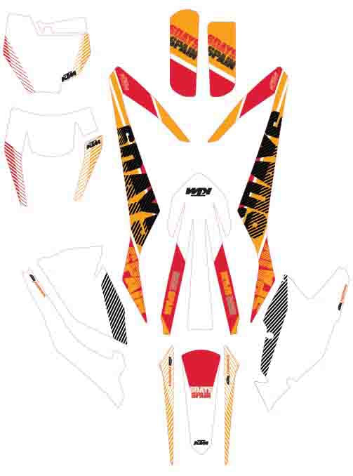 KTM Six Days Spain-grafikkit