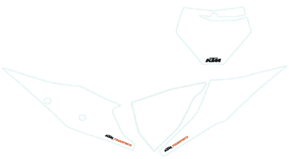 KTM Nummerplåtsbakgrunder