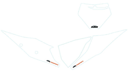 KTM Nummerplåtsbakgrunder