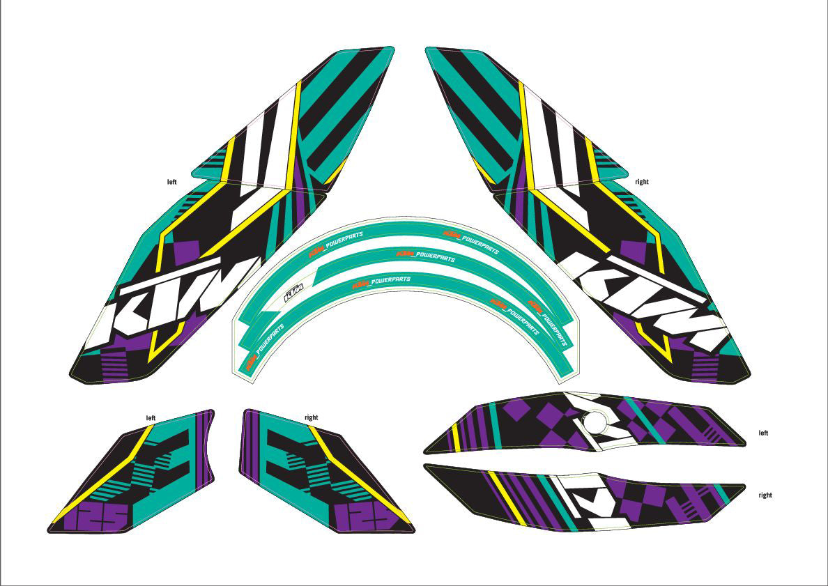 KTM Funky-grafikkit