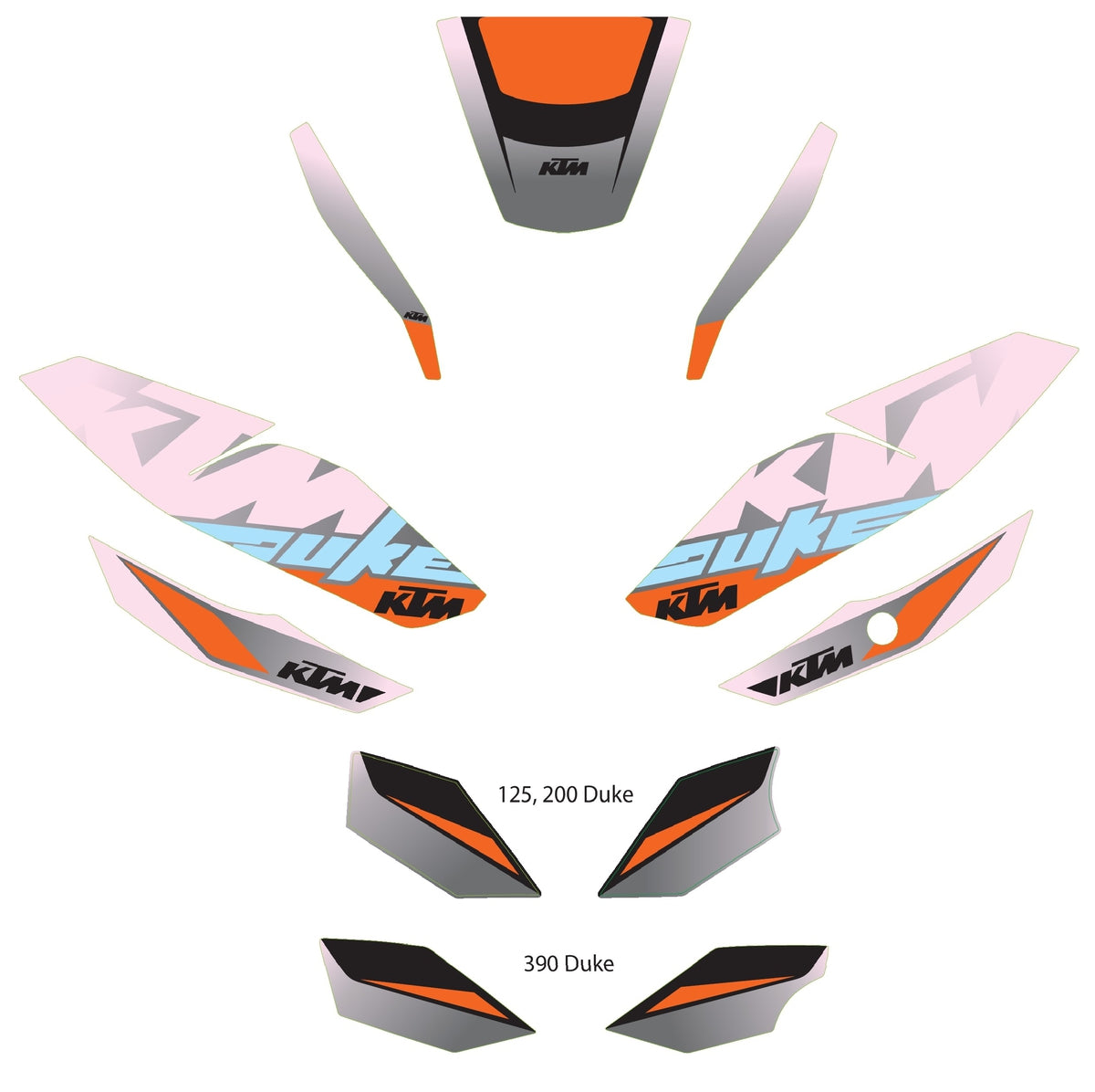 KTM Grafikkit Duke