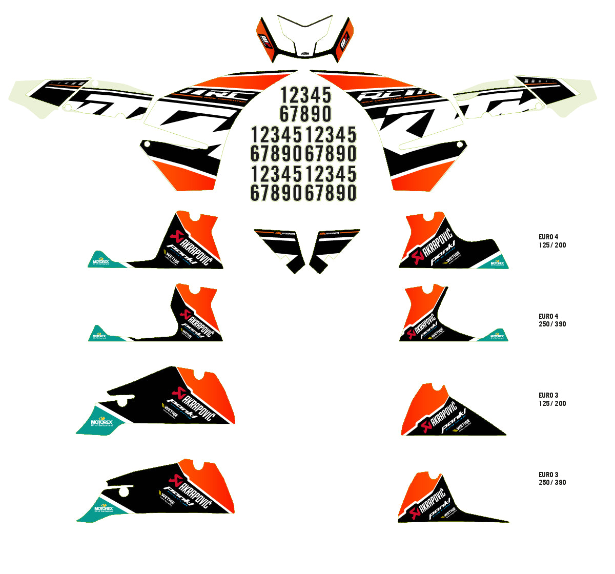 KTM Factory Race-grafikkit