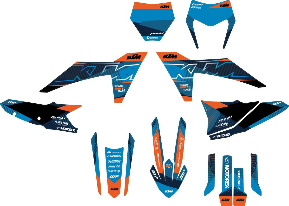 KTM Factory-dekalkit